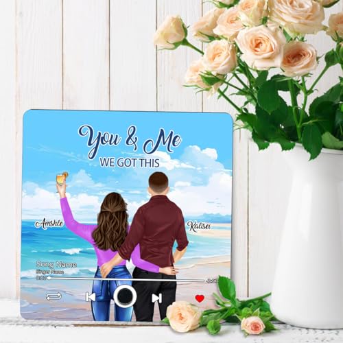 Imán decorativo personalizado con música para refrigerador miniatura 3