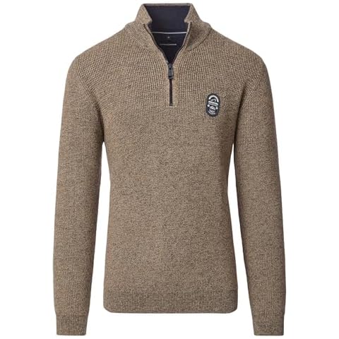 CASAMODA Troyer Plain Jumper in Light Brown Cover