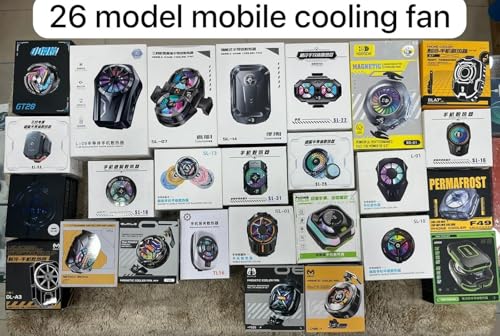 Image of TROXXON Instant Mobile Cooler with 1 /4 inch Screw Hole, Mobile Cooler with 3 Cooling Modes, LCD Display, RGB Light, Semiconductor Technology Instant Gaming Cooling Fan for IOS and Android Phones (TL-16)