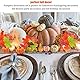 HONGECB 50 Stück Künstliche Kürbisse Herbst Herbst Dekorationen, Halloween Kürbis Deko Thanksgiving Dekoration Set, Mini Gefälschte Ernte Kürbisse, Gefälschte Kürbisse Ahornblatt Dekorations Set