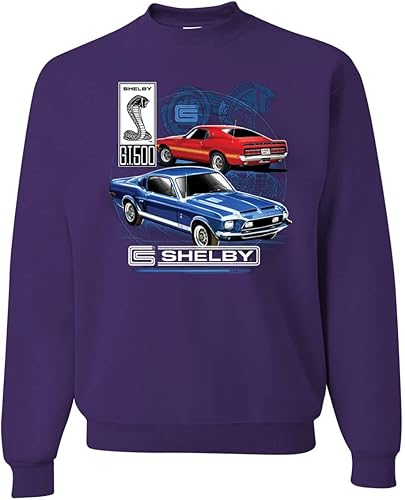 Wild Bobby Shelby GT 500 Cobra Ford Motors - Regalo oficial para hombres, automóviles y camiones, sudadera unisex con cuello redondo