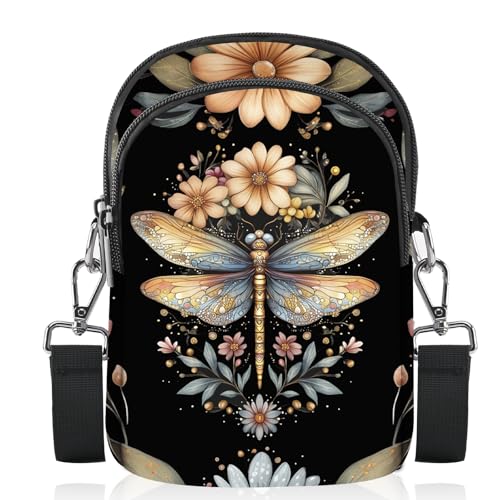 FyLybois Crossbody Purse for Women Cell Phone Bag Casual Shoulder Bags Wallet with Adjustable Strap for Travel