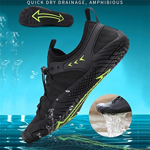 JiuQing Water Shoes Men Women Quick Dry Aqua Barefoot Shoes Slip-On Beach Surf Swim Pool Shoes for Fitness Walking3