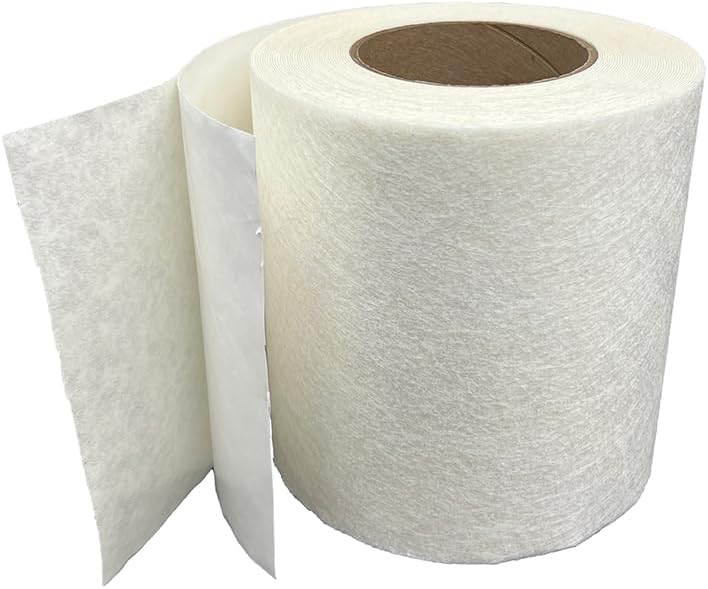Ames Peel & Stick Seam Tape - 6” x 50’ Roll, Grey - Contouring, High-Strength Self-Adhesive Tape Perfect for Concrete, Metal, Wood and More - Made in The USA