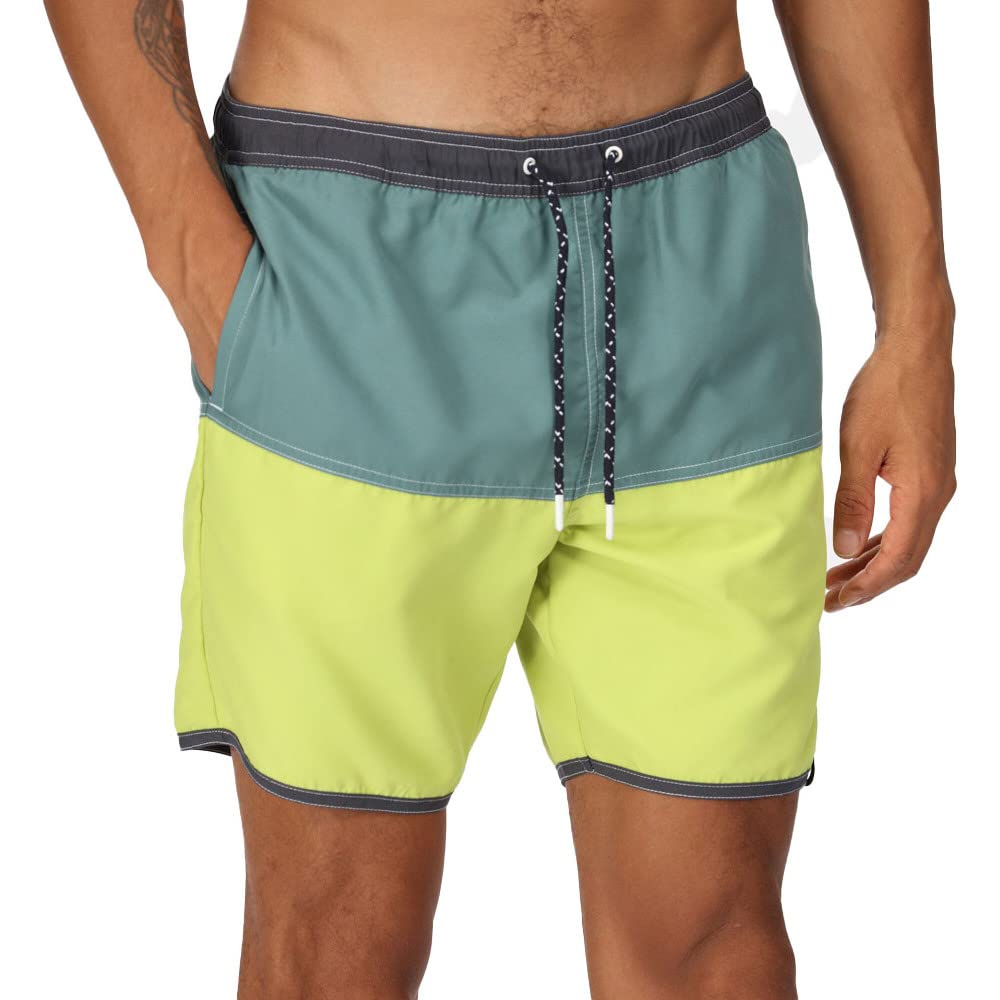 Regatta Men's Benicio Swim Shorts - Seapne/Grnal - XL