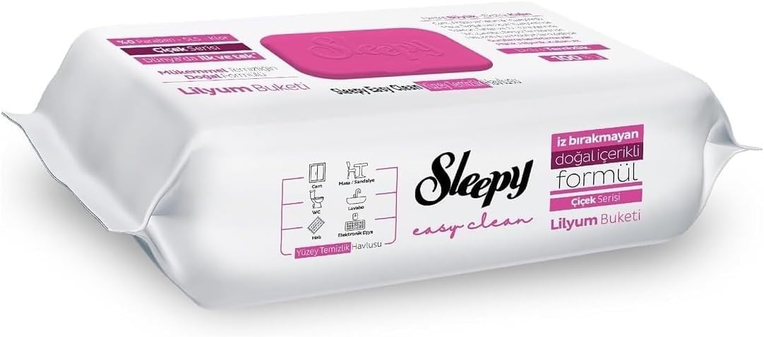 Sleepy Easy Clean Mix Set composto da 1 dispositivo di rimozione super calcare, 1 soluzione superflui e 2 panni per la pulizia di casa, cucina e bagno