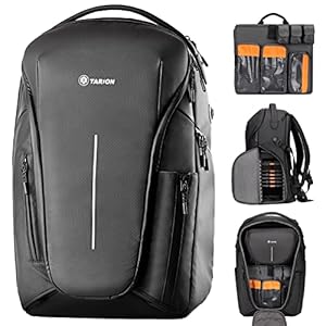 TARION Zone Camera-rugzak, grote capaciteit, cameratas met 39,6 cm (15,6 inch) laptopvak, professionele waterdichte…