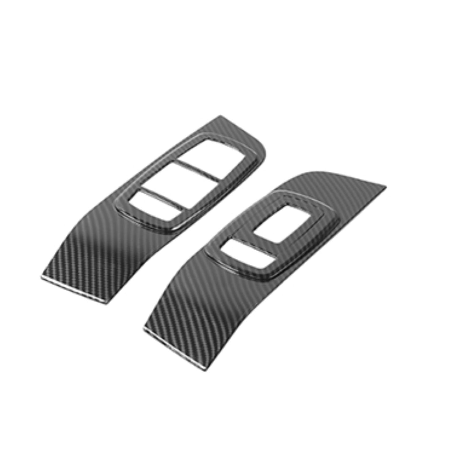 Center Control Grain Gear Shift Navigations Tail Light Accessorie Decoration Cover Compatible for Dodge Challenger 2015 UP Carbon Fiber(Type8)