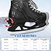 SMOOJOY Adjustable Ice Hockey Skates for Kids Men Women All Adult and Junior Sizes Outdoor Indoor Rink