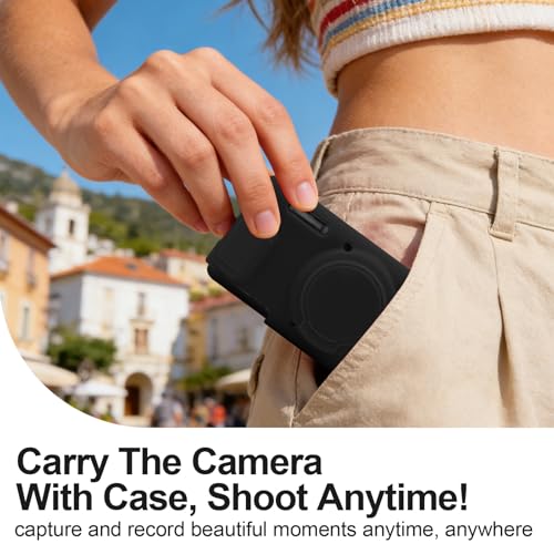 Funda de silicona para cámara Kodak PIXPRO FZ55 negra miniatura 6
