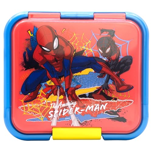 Robuesta Multi-Lunchbox für Kinder mit 3 Fächern Spiderman