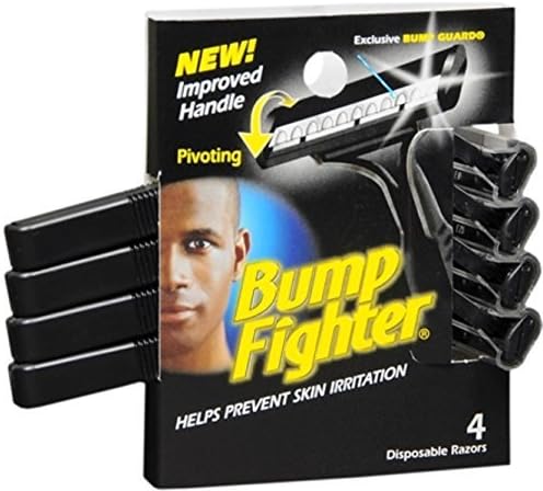 Bump Fighter Disposable Razors 4 Each by Bump Fighter
