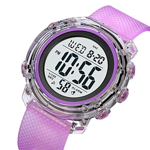 Gosasa LSK1720 Outdoor Sport Women Watches Fashion Ladies Casual Watch Calendar Week Display Alarm 5Bar Waterproof Pu Strap Led Digital Watch thumb #2