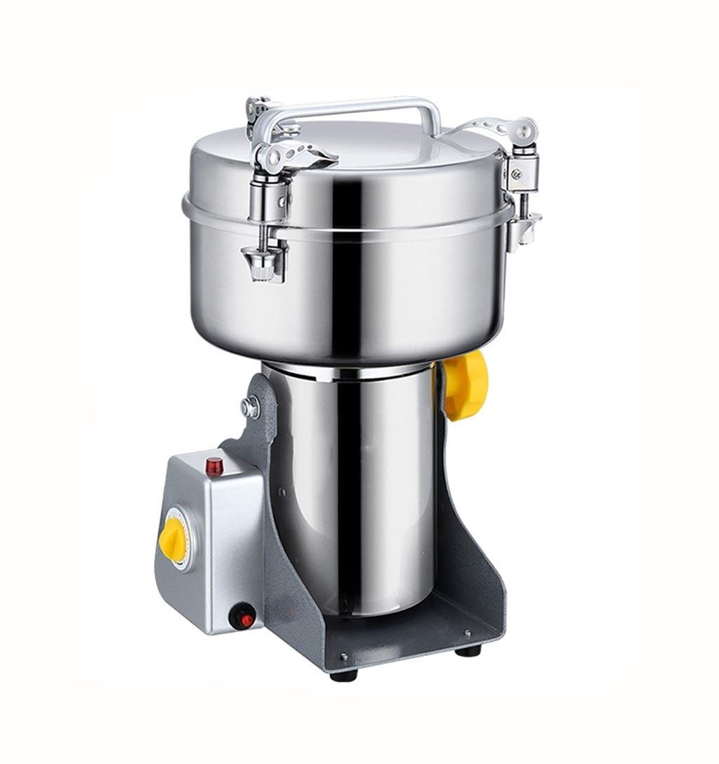 ZBINGAFF 304 stainless steel grinding grinder, 2500g large-capacity commercial grinder, household grinder, copper motor high-power grinder, grain grinder, fast powder