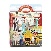 Melissa and Doug - Reusable Puffy Sticker Activity Book - Cool Careers
