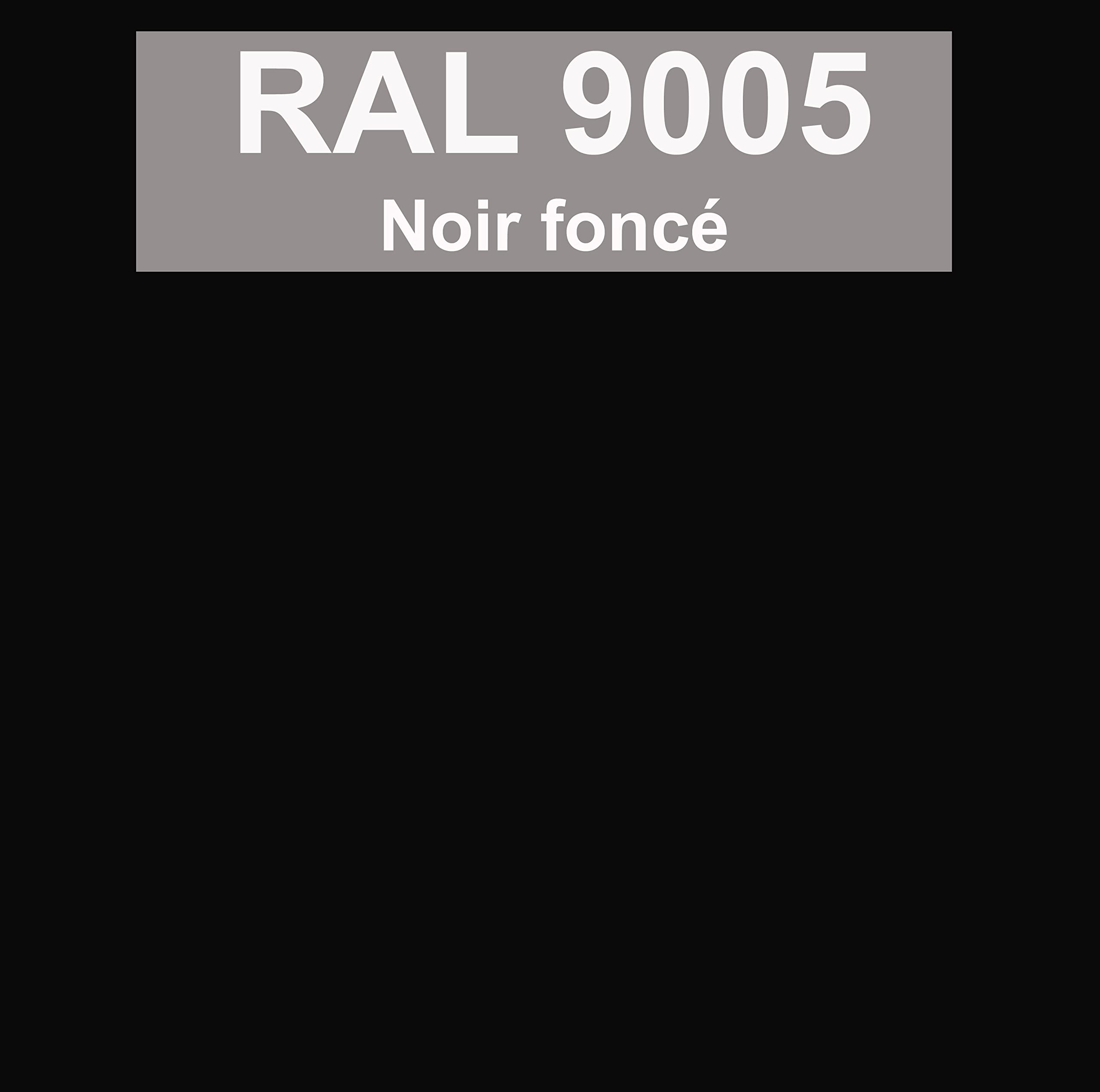 Solin Noir auto-adhesif - Aluminium 30 cm x 5 m - Ral 9005 - en rouleau