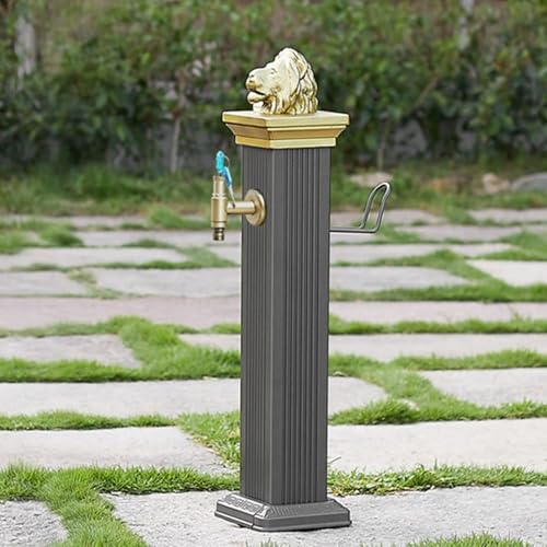 Colonne d'arrosage avec robinet tout cuivre et protection antigel pour irrigation du jardin