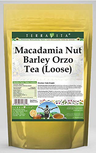 Macadamia Nut Cebada Orzo Tea (suelto) (4 oz, ZIN 554032) - Paquete de 2