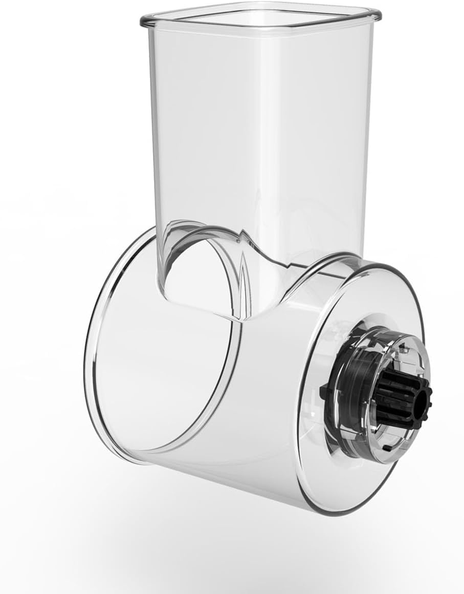 Electric Cheese Grater Attachments，Transparent Feed Chute