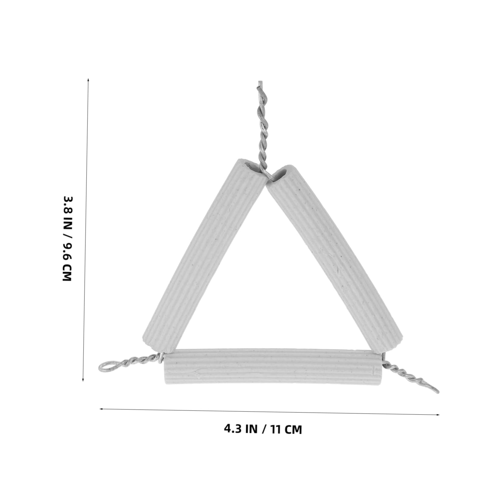 MUSISALY Indispensable Chemistry Lab Equipment Stable and Secure Crucible Stand Ceramic Triangle Crucible Rack