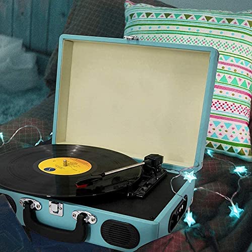XBR Record Player, Record Player,Vinyl Music on Vinyl Turntable with 2 Built-in Speakers, 3-Speed Portable Vinyl LP Player, RCA(Phonograph) - Les Beatles, Paul McCartney, John Lennon, RIngo Starr, George Harrison XBR Record Player, Record Player,Vinyl Music on Vinyl Turntable with 2 Built-in Speakers, 3-Speed Portable Vinyl LP Player, RCA(Phonograph) – Image 3