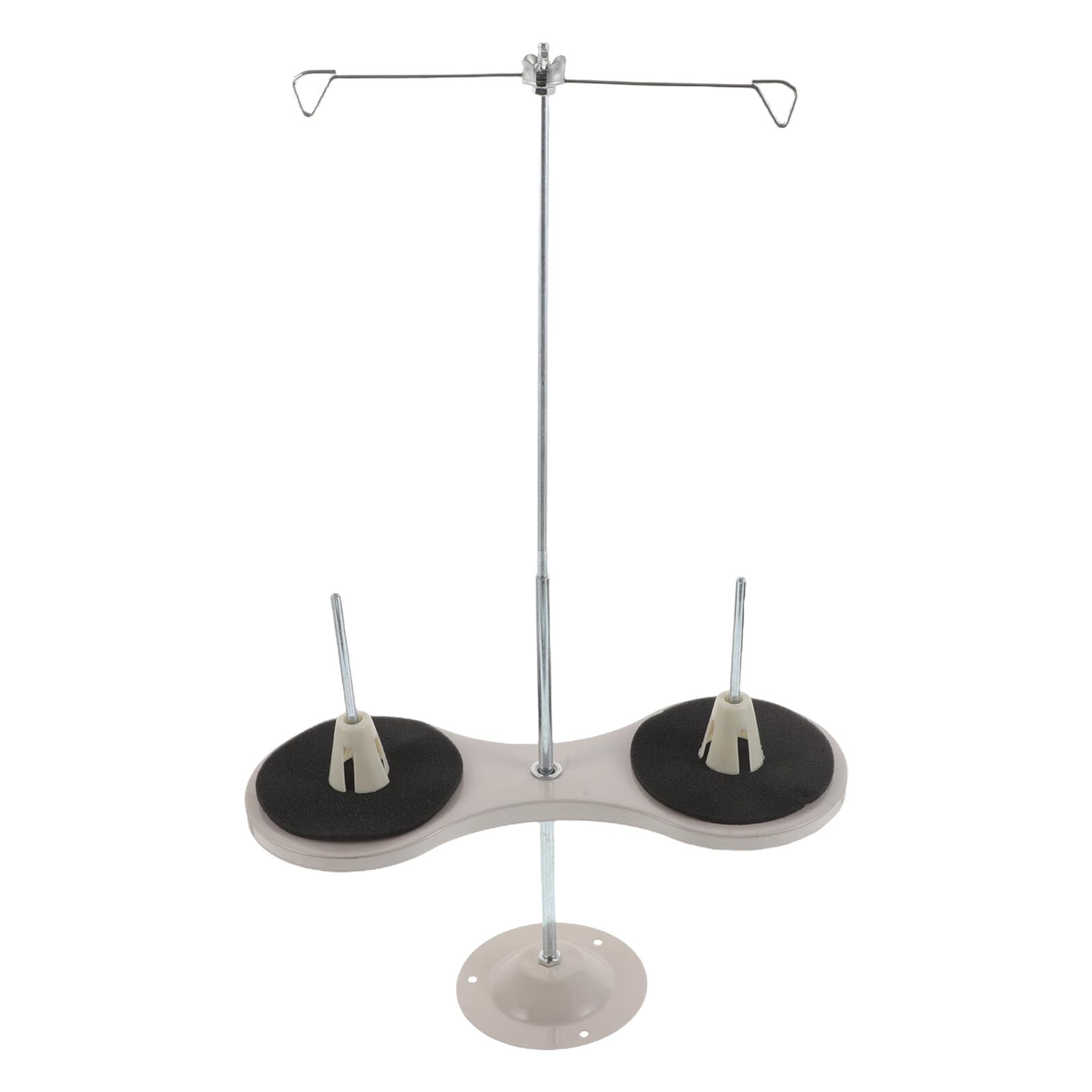 Porta Filo Organizer per 2 Rocchetti per Macchina da Cucire in Metallo Supporto a Forma di per Decorazioni Domestiche e Design di Moda