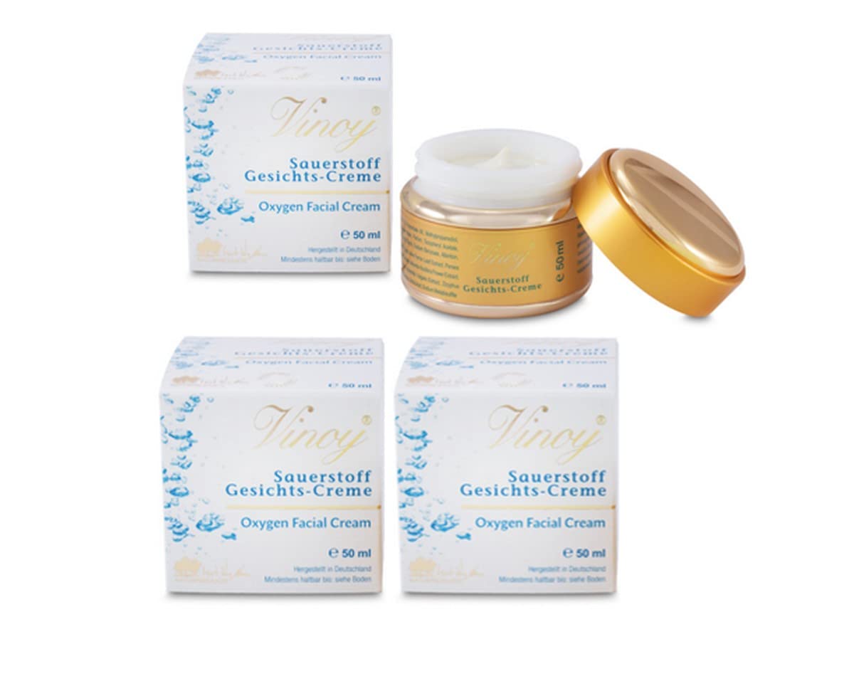 Vinoy Sauerstoff Gesichtscreme 3x50 ml