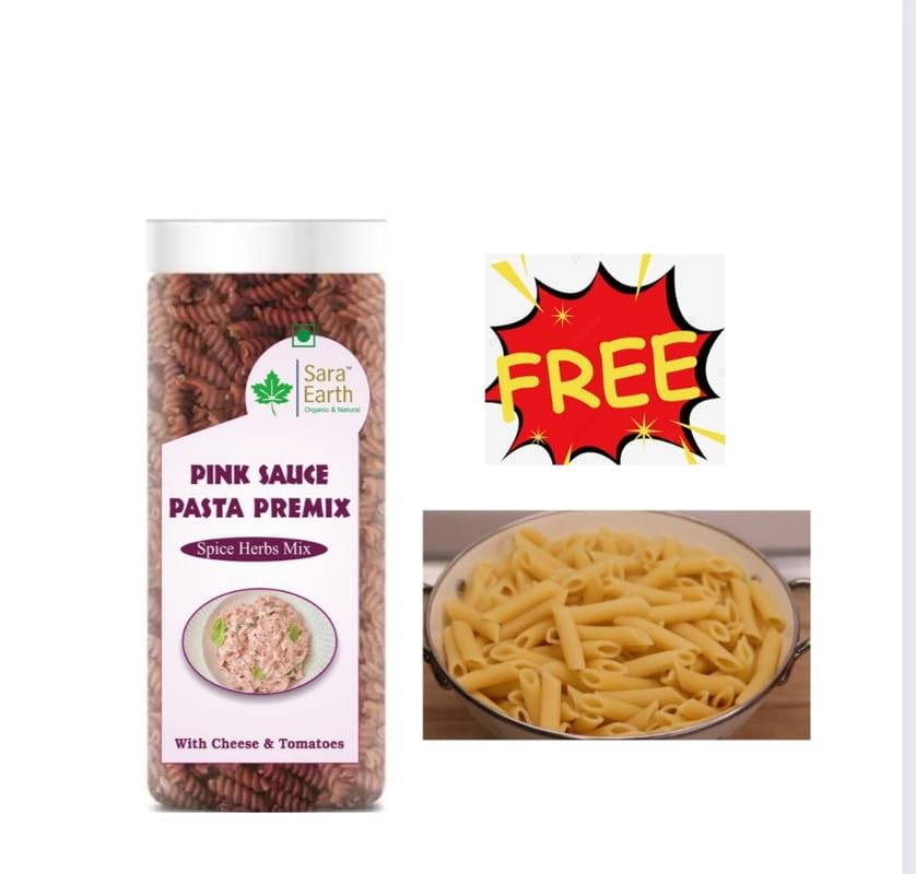 Sara Earth Pink Sauce Pasta Premix Powder With Penni Pasta | Make to easy |-100gm