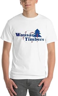 RABS Wausau Timbers - MiLB Minor League Baseball Midwest League Short Sleeve T-Shirt White