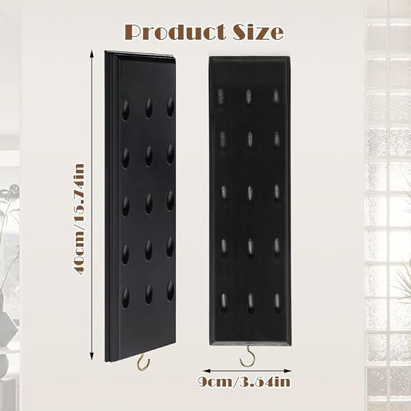 FARYODI Support de fléchettes en bois pour 12 fléchettes, support de fléchettes, support pour montage mural, support pour le rangement des fléchettes en acier et des fléchettes souples, accessoires de - 3