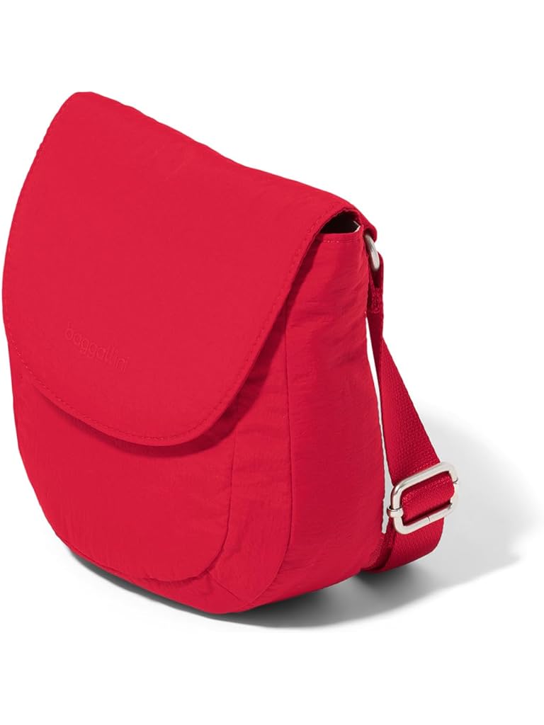 Red Baggallini Swift Flap Mini Crossbody