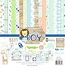Echo Park Paper Company Baby Boy Collection Kit paper, blue, green, mint, yellow 12-x-12-Inch #1