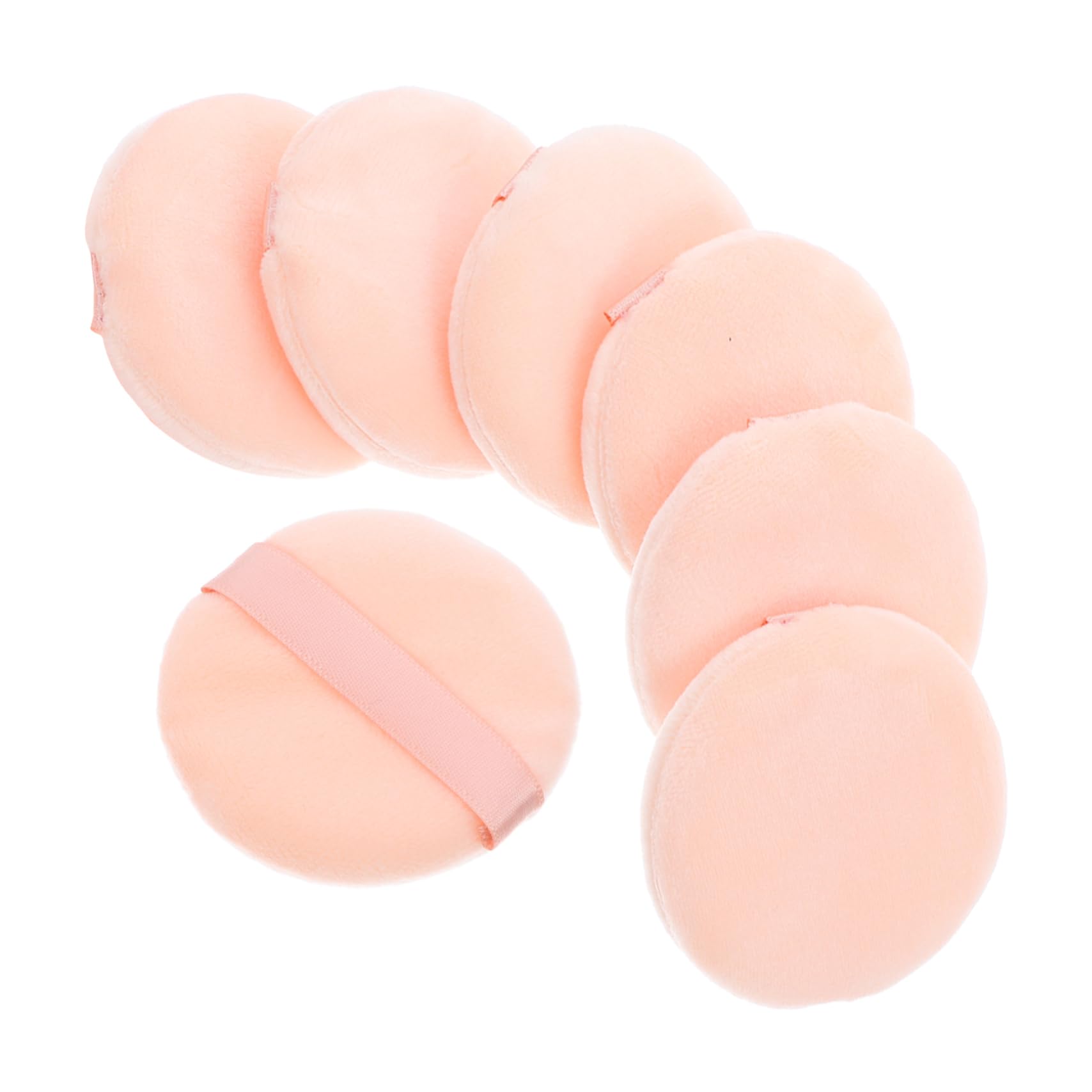 PartyKindom 7pcs Double-sided Face Powder Large Beauty Sponges Makeup Buffer for Loose Powder