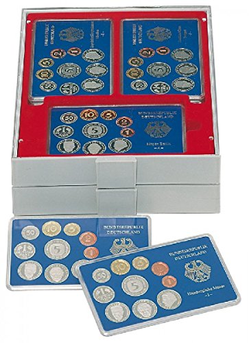 Box pour collectionneurs LINDNER à 3 grands compartiments pour protéger vos objets de la poussière - 2