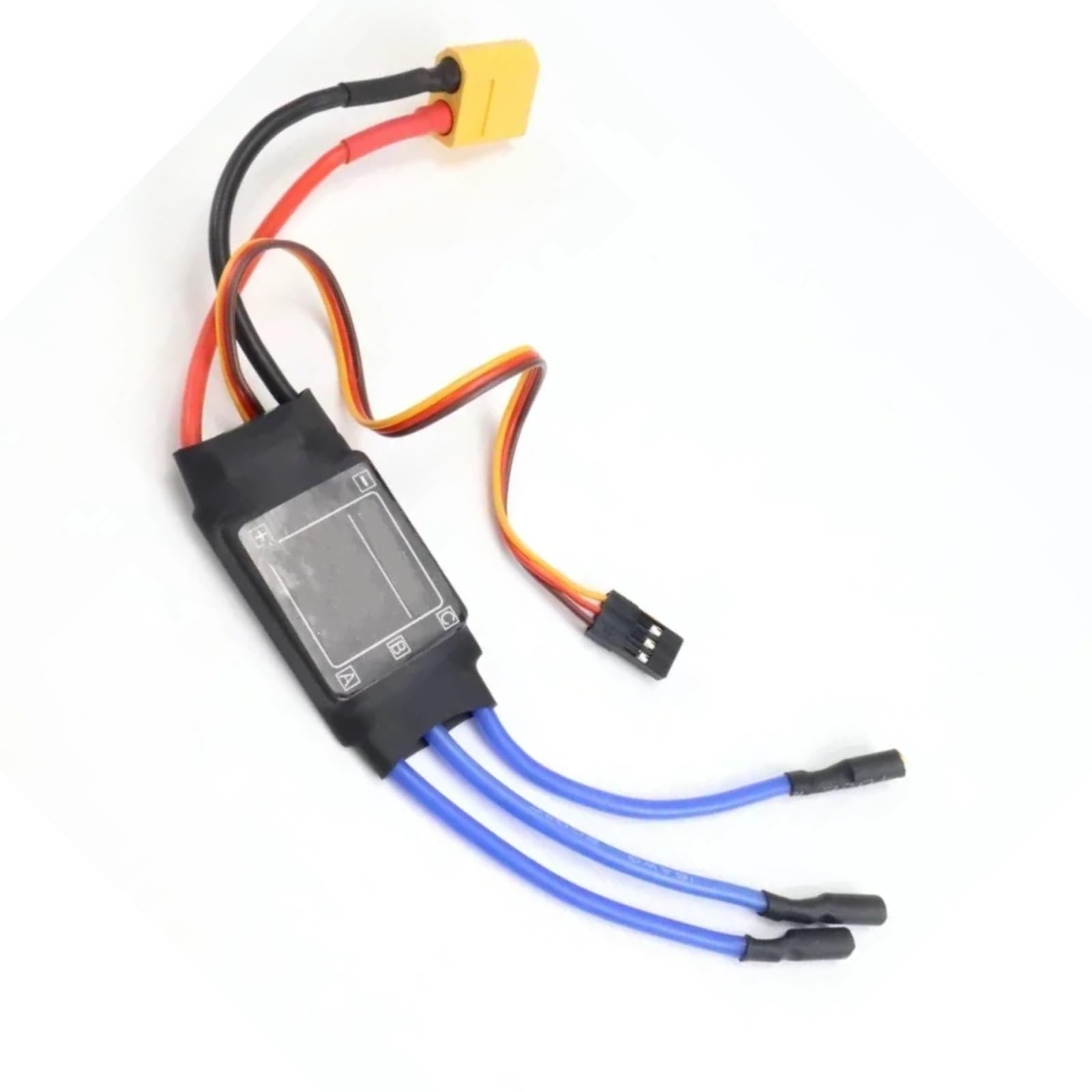Controlador De Velocidad Enchufe ESC 30A XT60 Sin Escobillas Accesorio Modelo 5V 3A Reemplazo Modificado Orugas para Vehículos Todoterreno RC Controlador ESC