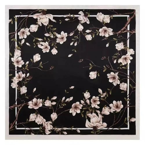 Julunar Silk Like Head Scarf for Women - Satin Large Hair Scarves - 35 Square Silk Hair Wrap for Sleeping with Gift Packed