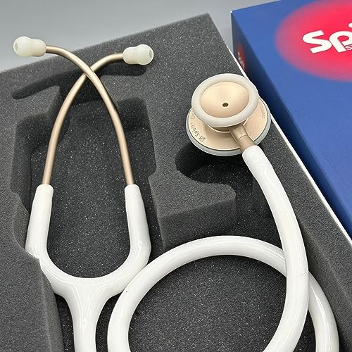 Estetoscópio Spirit MD Pro-Lite II Adulto Branco com Dourado