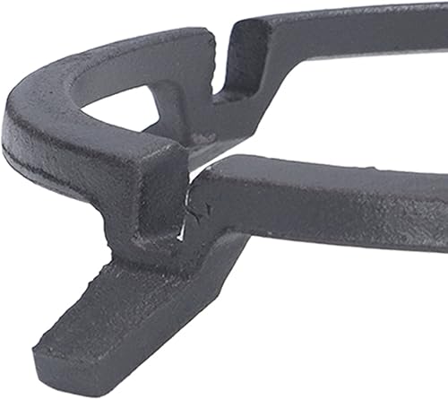 Miniatura 3 de Wok de hierro fundido, estante de horno de hierro fundido, estante de cocina de gas, rejilla de estufa, soporte de soporte universal para olla de