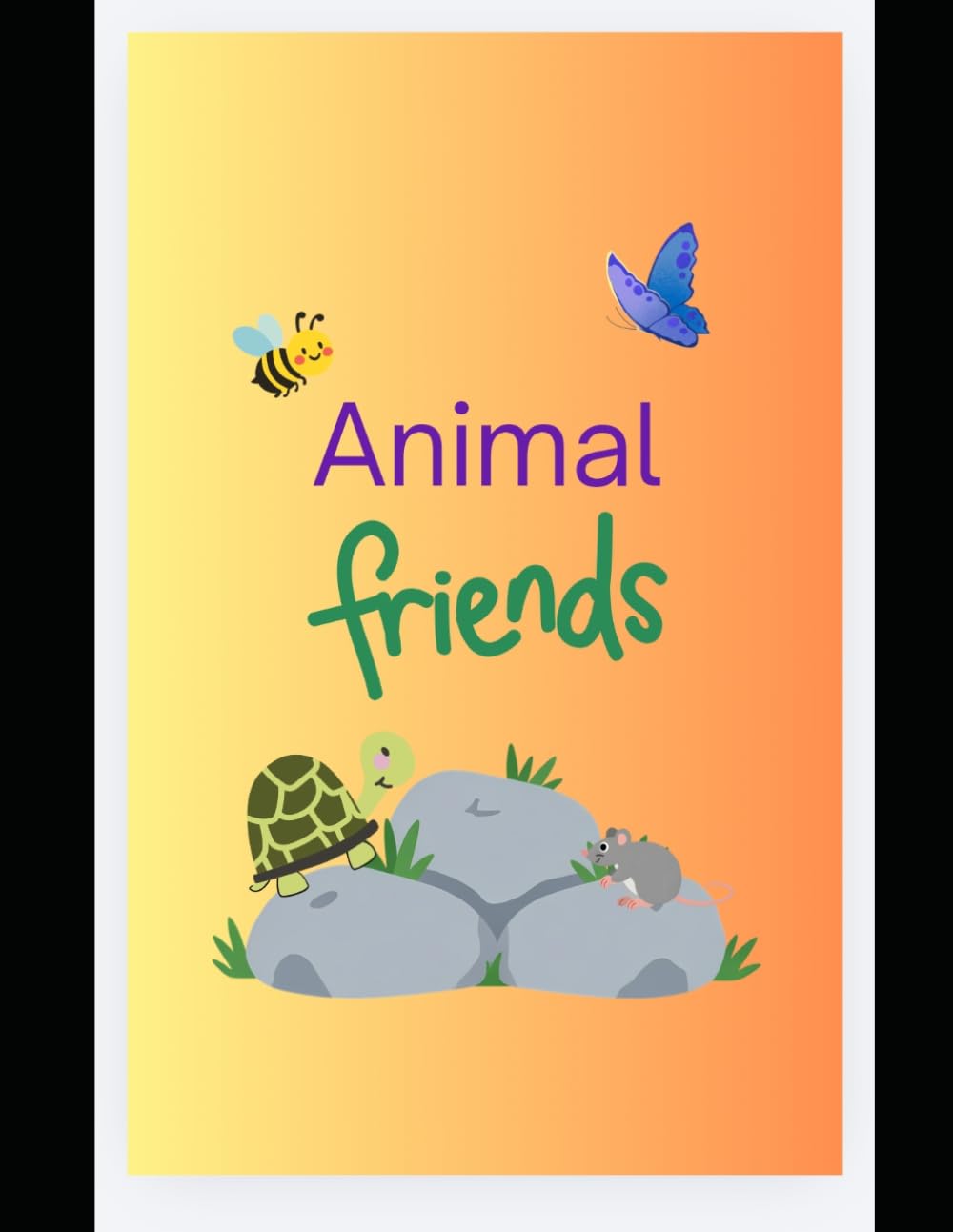 Animal friends: Coloring book