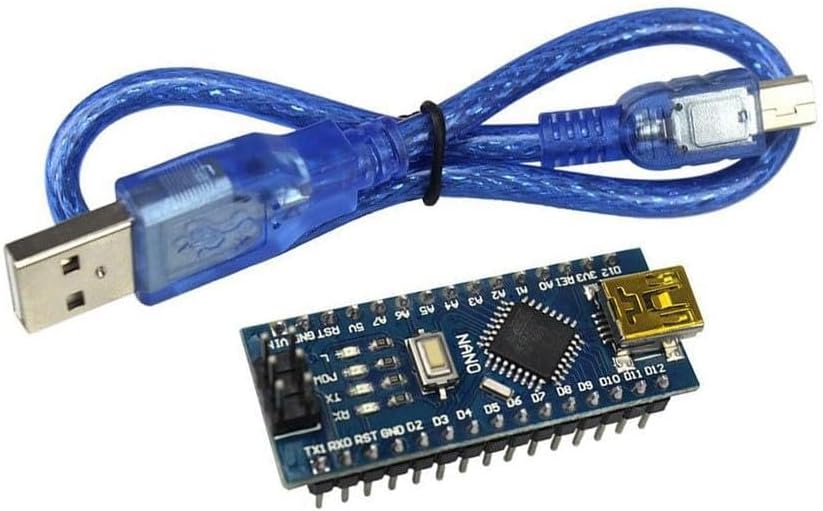 Mini USB Cable For Arduino Nano V3.0 With ATmega328P Chip and CH340G TTL Converter – Plug-and-Play Development Board For Electronics Prototyping