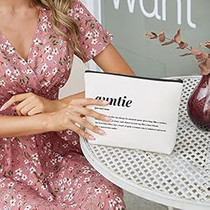 Aunt Gifts Best Auntie Gifts from Niece Funny Christmas Birthday Gifts for Women New Auntie Gifts Makeup Bag Mothers Day Gifts for Aunt Auntie Gifts from Nephew Aunt Gifts Best Auntie Gifts from Niece Funny Christmas Birthday Gifts for Women New Auntie Gifts Makeup Bag Mothers Day Gifts for Aunt Auntie Gifts from Nephew