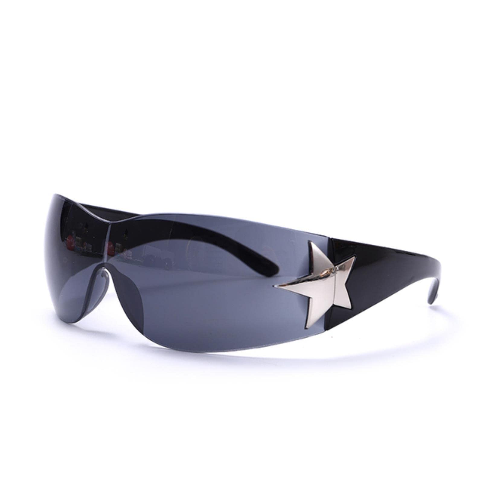 oiujhgCDS Cycling goggles, Sunglasses Women Men Fashion Punk Glasses Y2k Eyeglasses Designer Mirror Sport Eyewear Goggle-B1