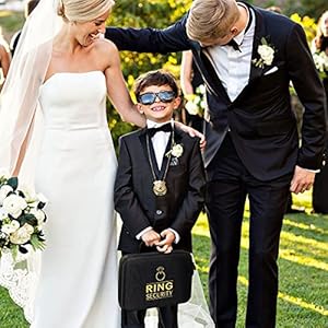 Ring Security Wedding Ring Bearer Proposal Box Gifts Security Box, Sunglasses, Kids Toy Badge, Security Earpiece Earplugs, Toy Handcuffs with Keys for Kids Boys, Sturdy Briefcase, Wedding Stuff Ring Security Wedding Ring Bearer Proposal Box Gifts Security Box Sunglasses Kids Toy Badge Security Earpiece Earplugs Toy Handcuffs with Keys for Kids Boys Sturdy Briefcase Wedding Stuff