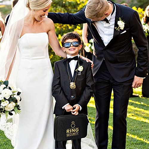 Ring-Security-Wedding-Ring-Bearer-Proposal-Box-Gifts-Security-Box-Sunglasses-Kids-Toy-Badge-Security-Earpiece-Earplugs-Toy-Handcuffs-with-Keys-for-Kids-Boys-Sturdy-Briefcase-Wedding-Stuff Ring Security Wedding Ring Bearer Proposal Box Gifts Security Box Sunglasses Kids Toy Badge Security Earpiece Earplugs Toy Handcuffs with Keys for Kids Boys Sturdy Briefcase Wedding Stuff
