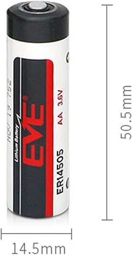 Miniatura 2 de WEIMAA - Paquete de 2 baterías de litio ER14505 3.6V 2700mAh LS14505 AA baterías de litio con conector 51005