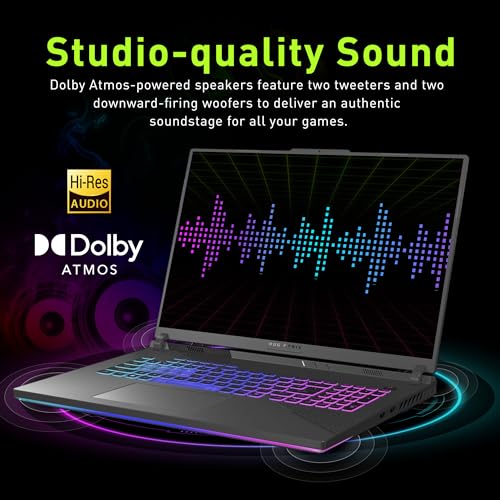 Image of ASUS ROG Strix G18 Gaming Laptop, NVIDIA GeForce RTX 5070, AMD Ryzen 9 7940HX, 16GB RAM, 2TB Storage(1TB SSD+1TB Docking Station), Backlit Keyboard, 18 inch 2.5K 240Hz Display, Win 11, Gray