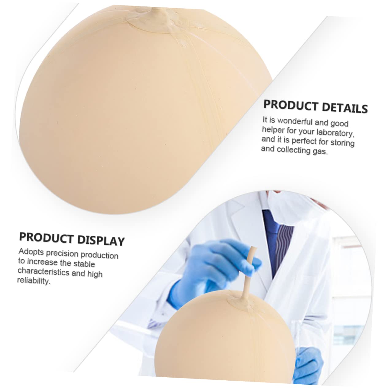 CHILDWEET 1pc Sampling Balloon Useful Sample Ball Bladder Gas Sample Gas Sampling Ball Bladder School Gas Sampling Tool Gas Collection Labs Sample Bladder Practical Gas Lab Gas Rubber