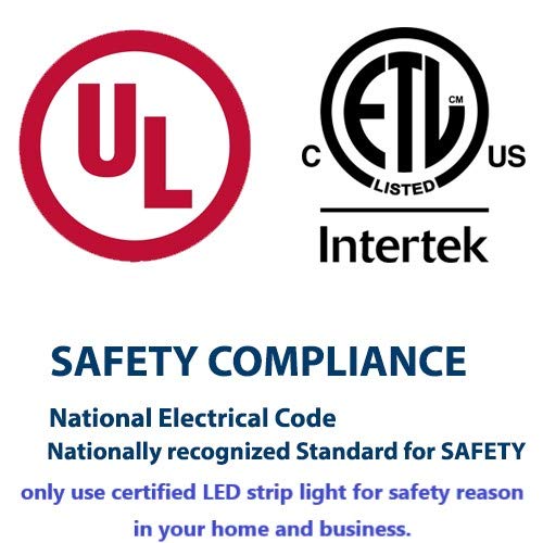 Image of CBConcept UL Listed, 13 Feet, 1400 Lumen, Red, Dimmable, 110-120V AC Flexible Flat LED Strip Rope Light, 240 Units 3528 SMD LEDs, Indoor Outdoor Use, Accessories Included, Ready to use