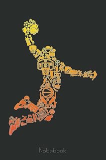 Basketball Player Hoop Ball Ticket Sneaker Gift - Basketball Notebook: A blank lined basketball notebook 6x9 in 110 Pages that makes a fun basketball ... women's basketball, team basketball gifts