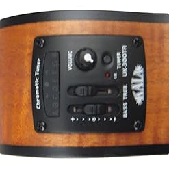 Kala Ka-seme exotique électro-acoustique Ukulélé soprano en acajou – Construit dans EQ et accordeur - Les Beatles, Paul McCartney, John Lennon, RIngo Starr, George Harrison Kala Ka-seme exotique électro-acoustique Ukulélé soprano en acajou – Construit dans EQ et accordeur – Image 4